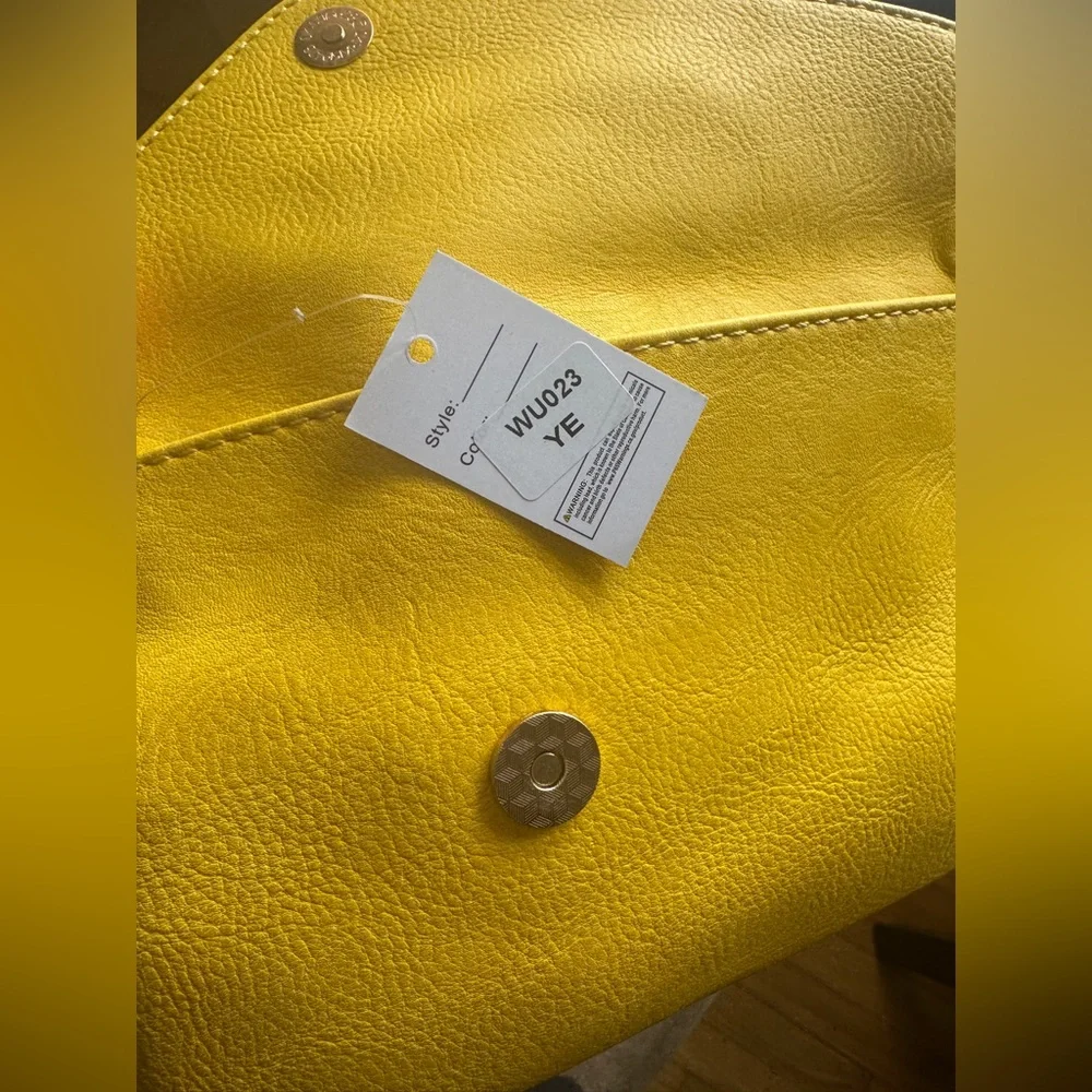 Vibrant Yellow Women's Clutch